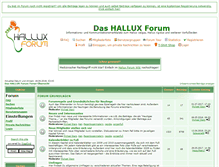 Tablet Screenshot of hallux-forum.de